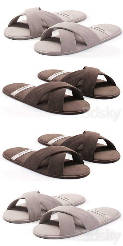 Slippers with open toe